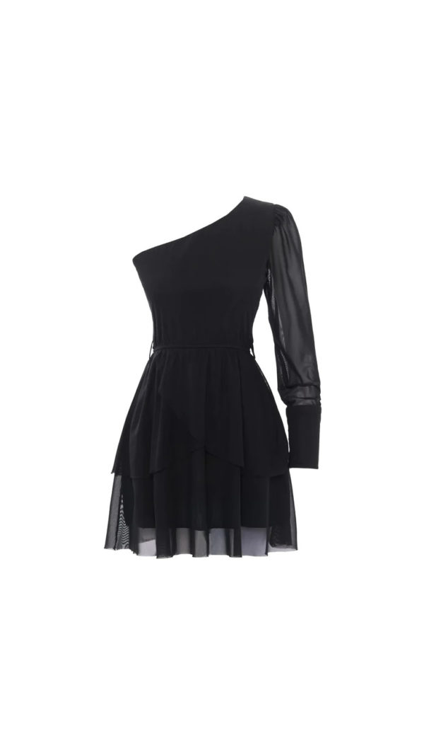 ONE SHOULDER MINI DRESS - Image 3