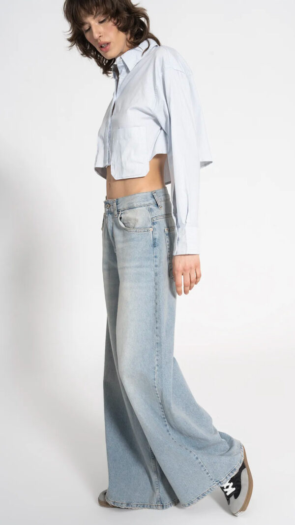 LOOSE DENIM TROUSERS - Image 3