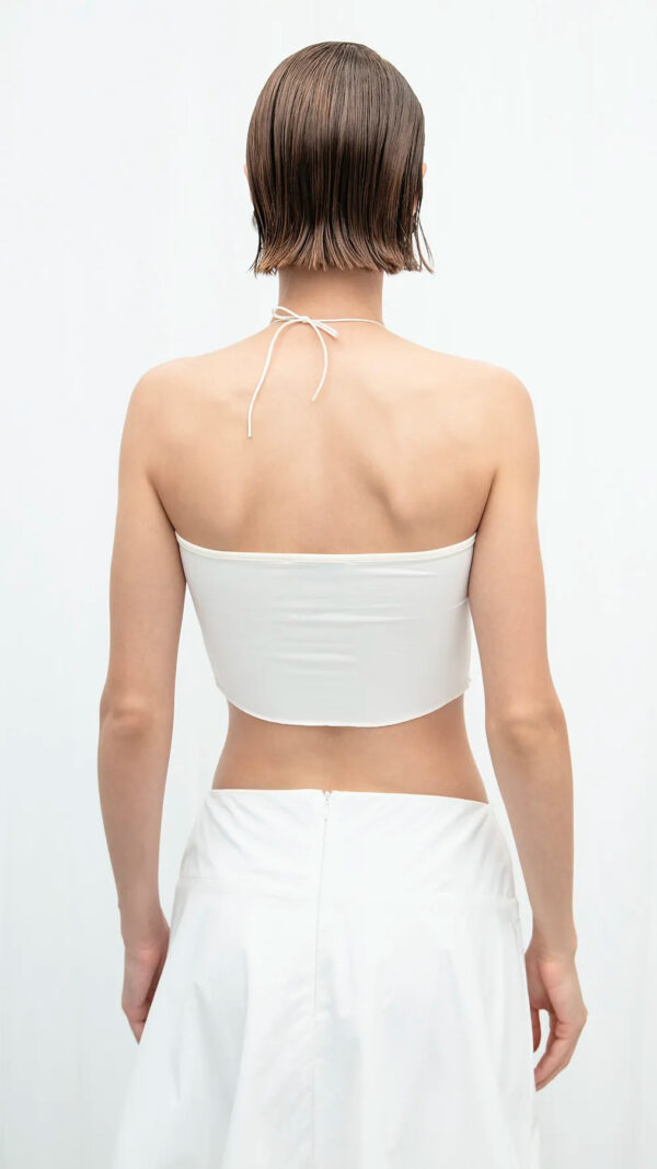 ECRU STRAPLESS BUSTIER - Image 3