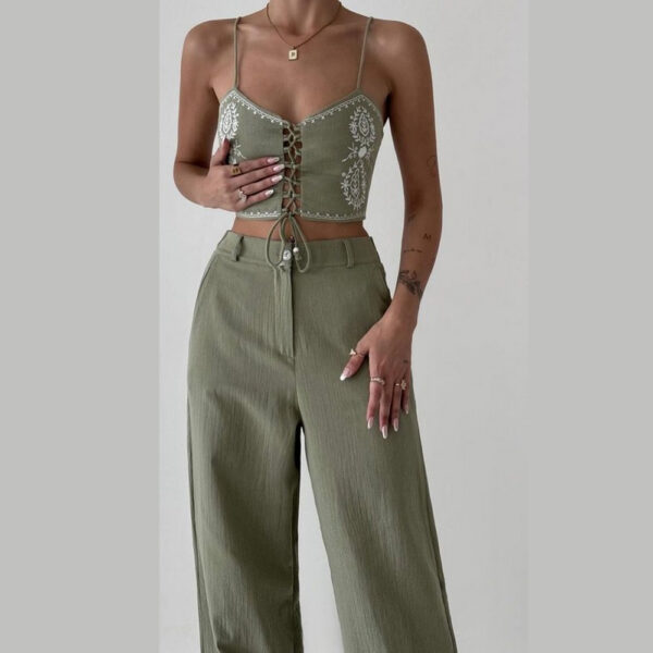 LINEN GREEN SET