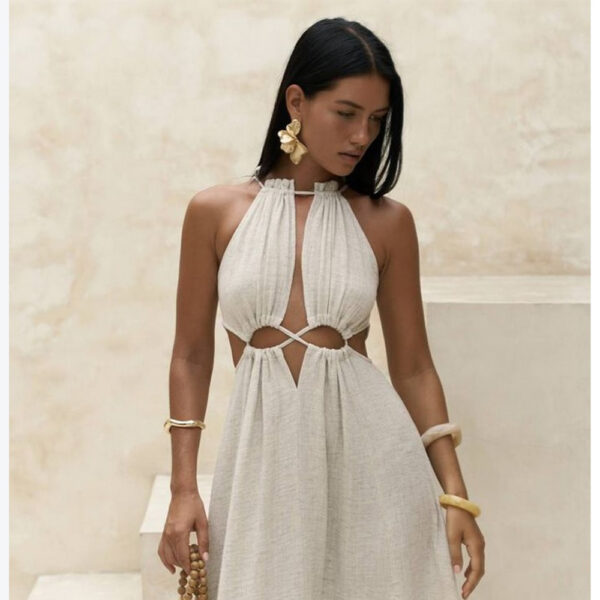 OFF WHITE MAXI DRESS