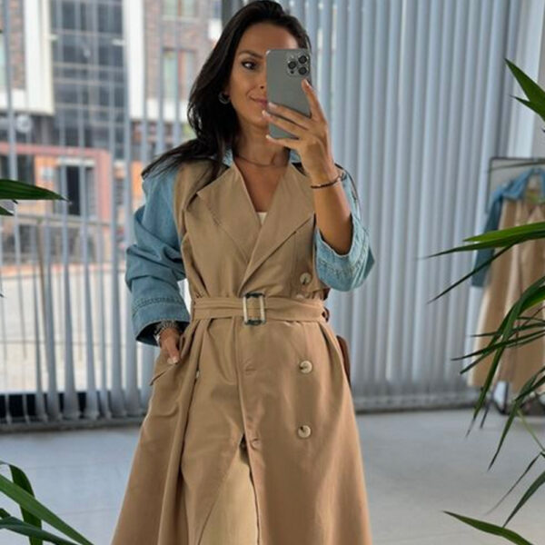 BEIGE TRENCH COAT