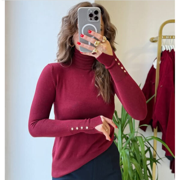 BURGUNDY BLOUSE