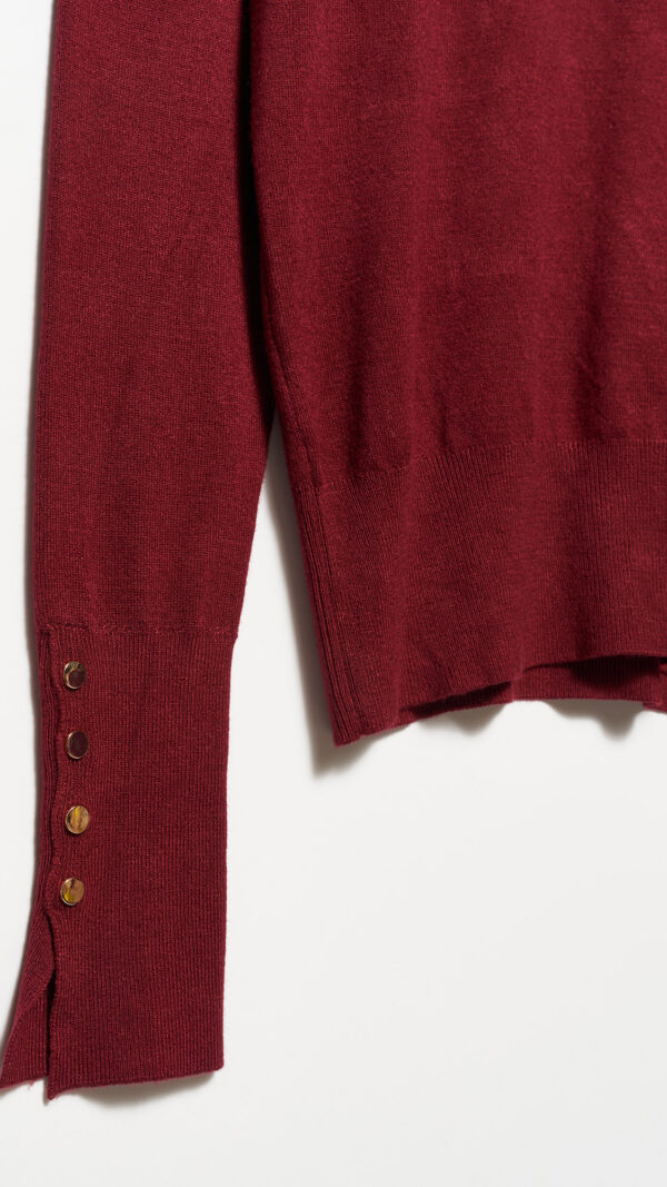 BURGUNDY BLOUSE - Image 3