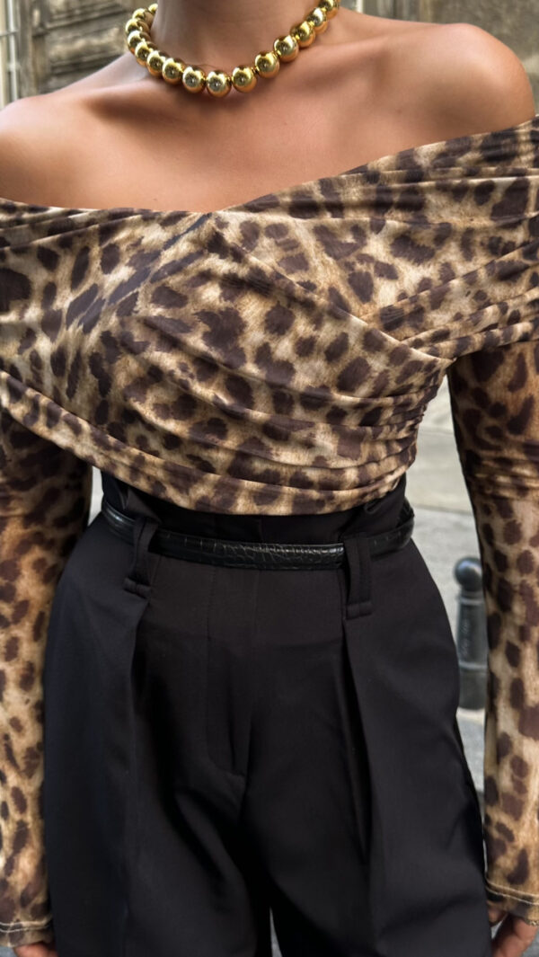 LEOPARD BLOUSE - Image 2